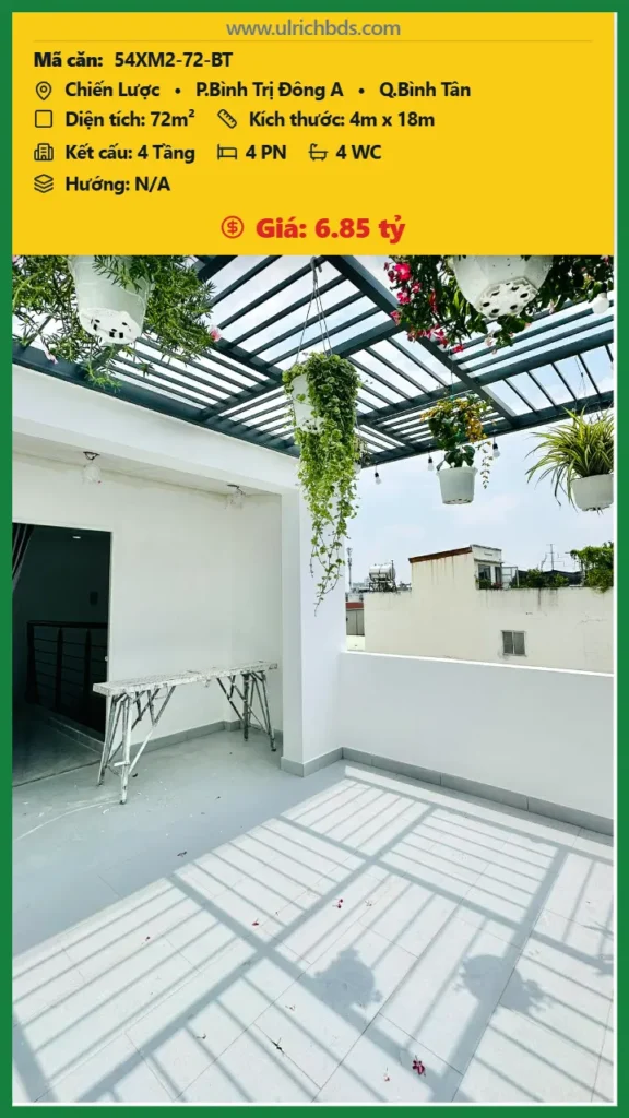 85 TỶ THƯƠNG LƯỢNG tại Chiến Lược Bình Trị Đông A Bình Tân (Ảnh số )