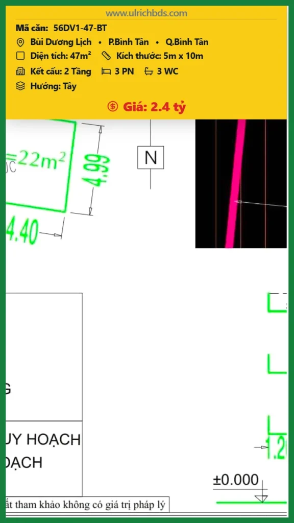 4 TỶ tại Bùi Dương Lịch Bình Tân Bình Tân (Ảnh số )