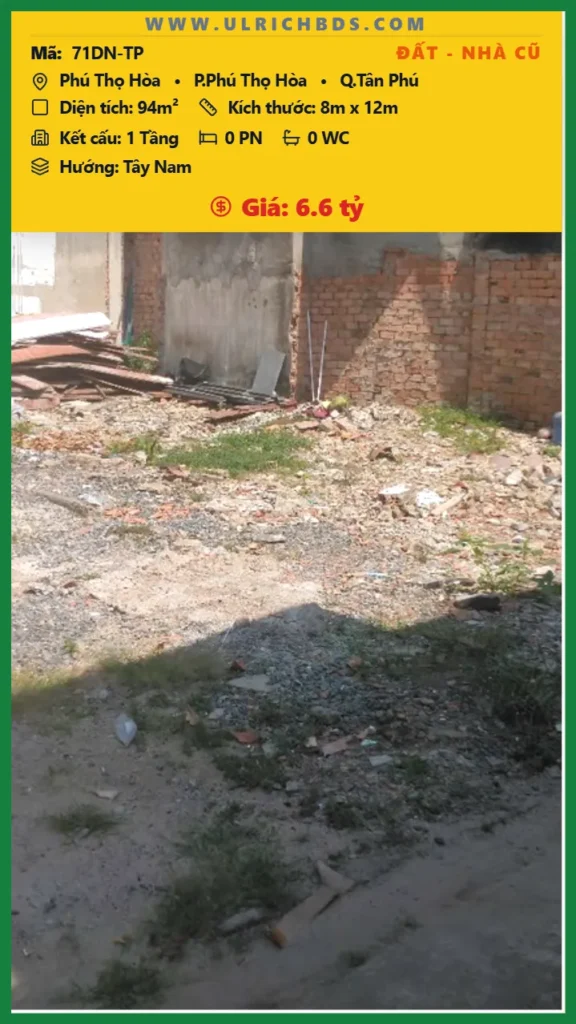 tại Phú Thọ Hòa Phú Thọ Hòa Tân Phú (Ảnh số )