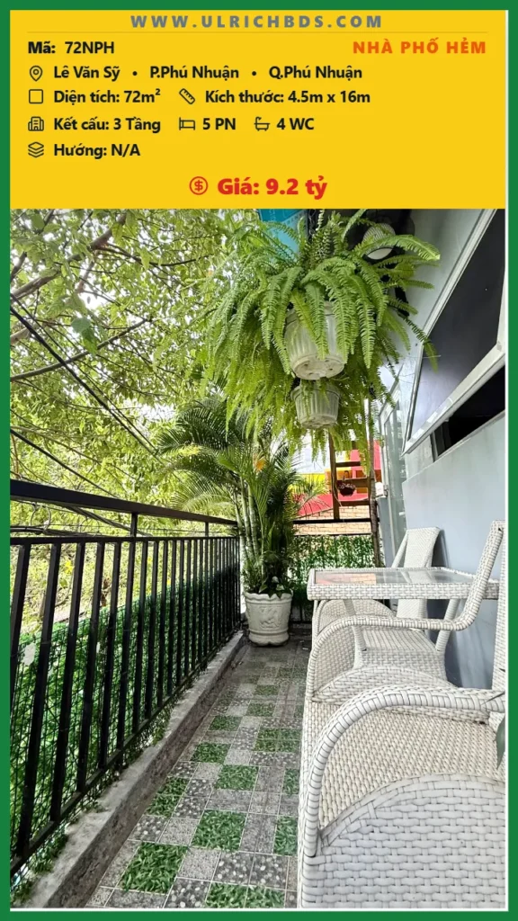 BÁN NHÀ HẺM Ô TÔ PHÚ NHUẬN 8-9 TỶ – Ô TÔ NGỦ TRONG NHÀ tại Lê Văn Sỹ Phú Nhuận Phú Nhuận