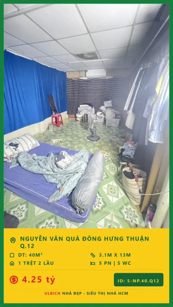 Bán nhà Nguyễn Văn Quá Quận 12 - 40m2 - Giá 4.25 tỷ - Mã: 5NH-40-Q12