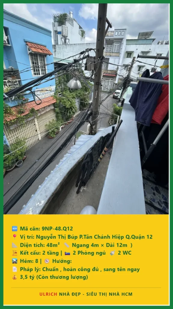 tại Nguyễn Thị Búp  Tân Chánh Hiệp Quận 12