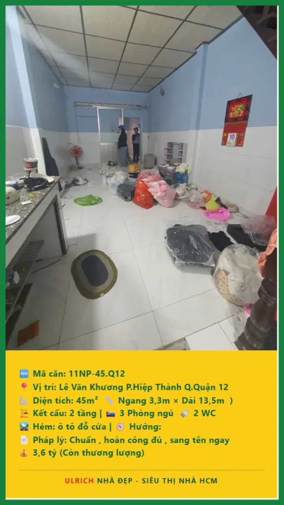 tại Lê Văn Khương  Hiệp Thành Quận 12