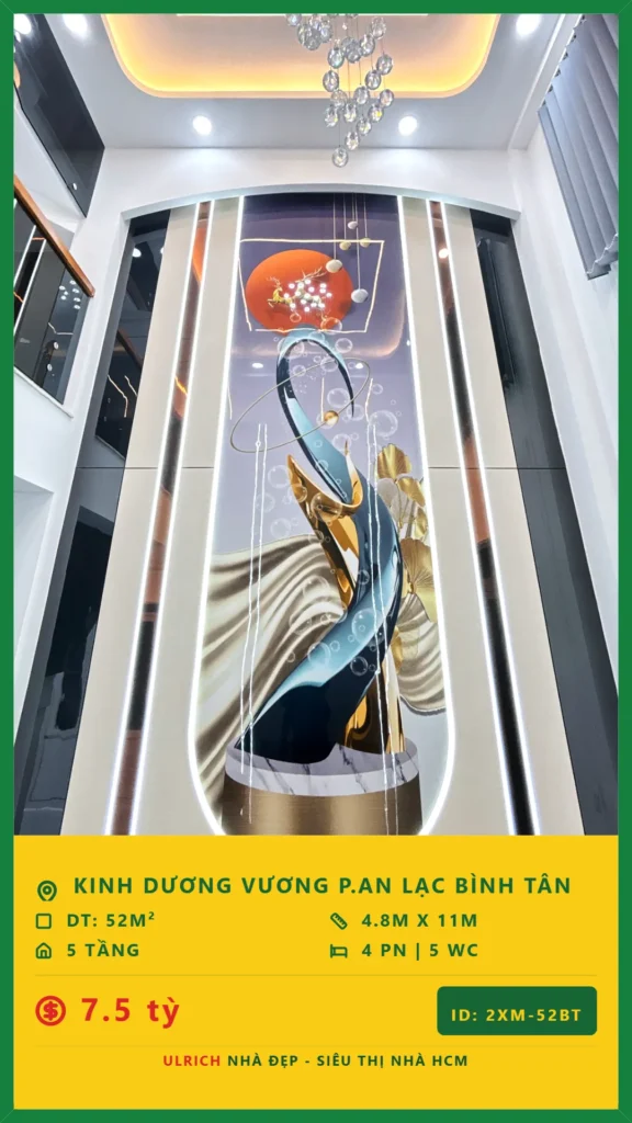Bán nhà Kinh Dương Vương Bình Tân - 52m2 - Giá 7.5 tỷ - Mã: 15XM-52-BT