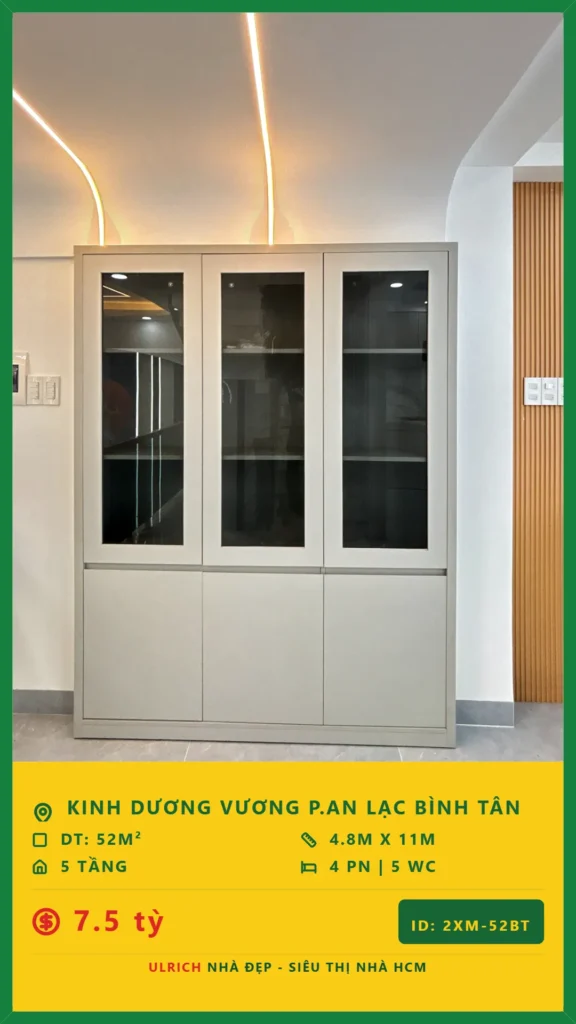 Bán nhà Kinh Dương Vương Bình Tân - 52m2 - Giá 7.5 tỷ - Mã: 15XM-52-BT