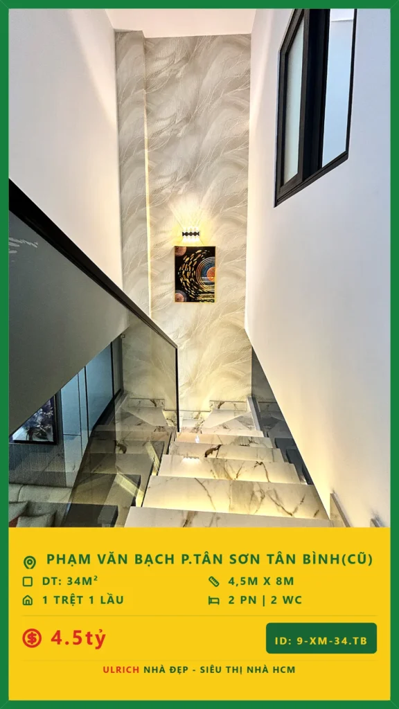 Bán nhà Phạm Văn Bạch Tân Bình - 32.4m2 - Giá 4.5 tỷ - Mã: 22XM-34-TB