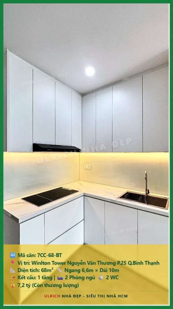 Bán nhà Winlton Tower Nguyễn Văn Thương Bình Thạnh - 68m2 - Giá 7.2 tỷ_Bếp