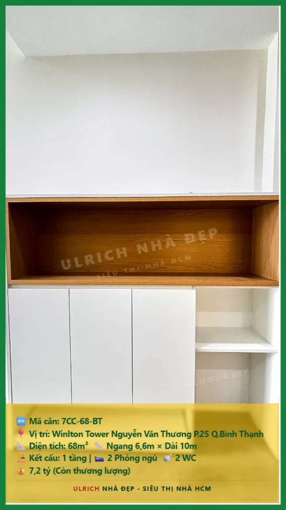 Bán nhà Winlton Tower Nguyễn Văn Thương Bình Thạnh - 68m2 - Giá 7.2 tỷ - Mã: 7CC-68-BT