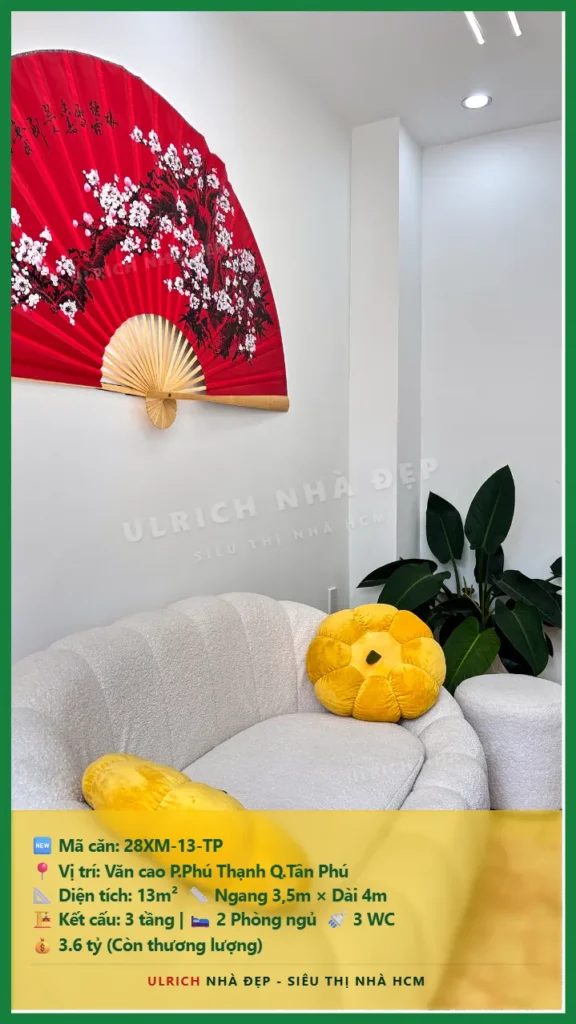 Bán nhà Văn cao Tân Phú - 13m2 - Giá 3.6 tỷ - Mã: 28XM-13-TP