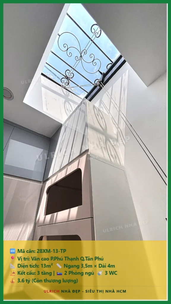 Bán nhà Văn cao Tân Phú - 13m2 - Giá 3.6 tỷ - Mã: 28XM-13-TP