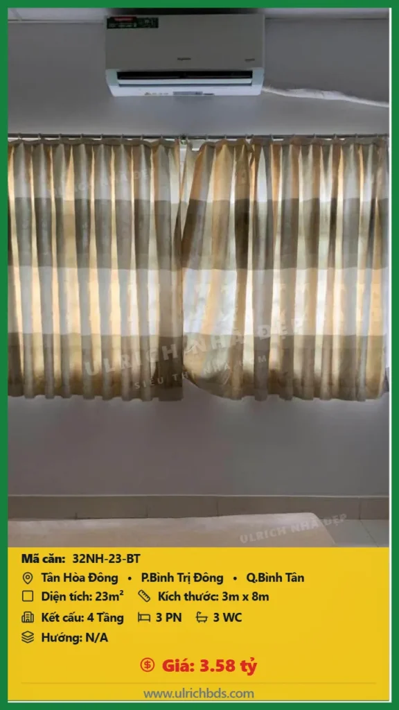 Bán nhà Tân Hòa Đông Bình Tân - 23m2 - Giá 3.58 tỷ - Mã: 32NH-23-BT