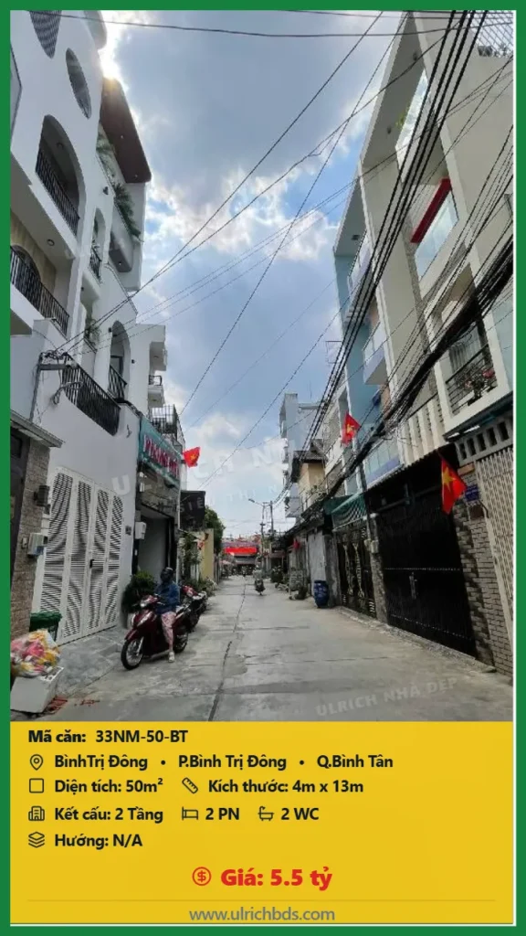 Giá: Chỉ 5.5 tỷ – TẶNG FULL NỘI THẤT – DỌN VÀO Ở NGAY tại Bình Trị Đông  Bình Trị Đông Bình Tân