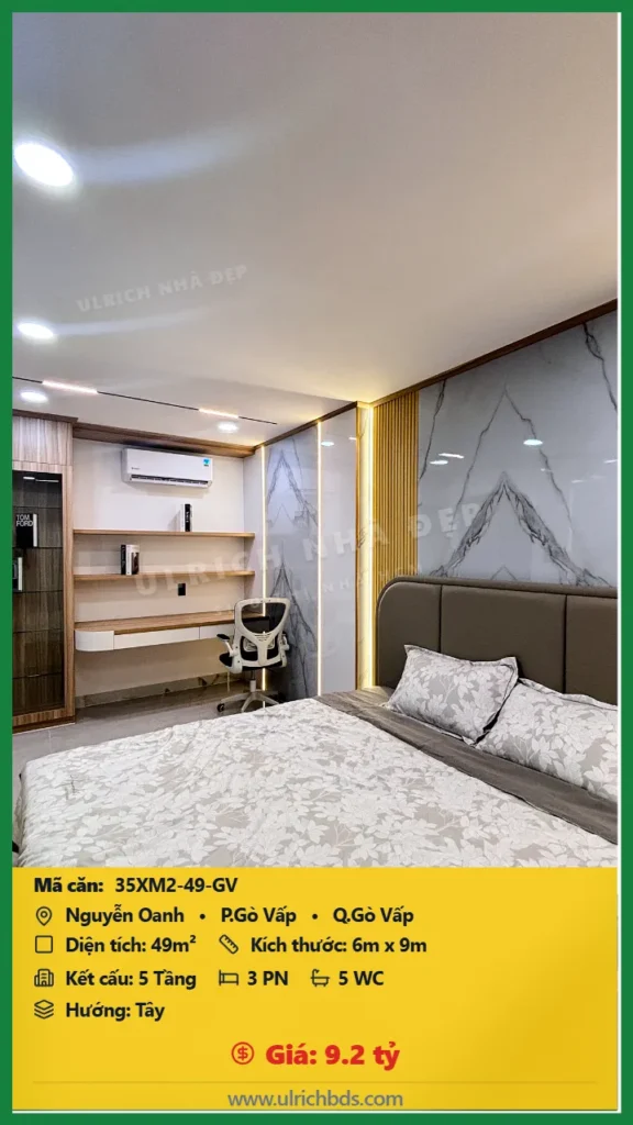 Nhà xây mới 2026 Nguyễn Oanh 6x9m giá 9.2 tỷ - 35XM2-49-GV