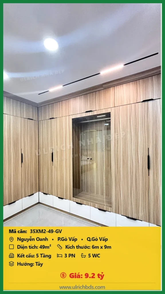 Nhà xây mới 2026 Nguyễn Oanh 6x9m giá 9.2 tỷ - 35XM2-49-GV