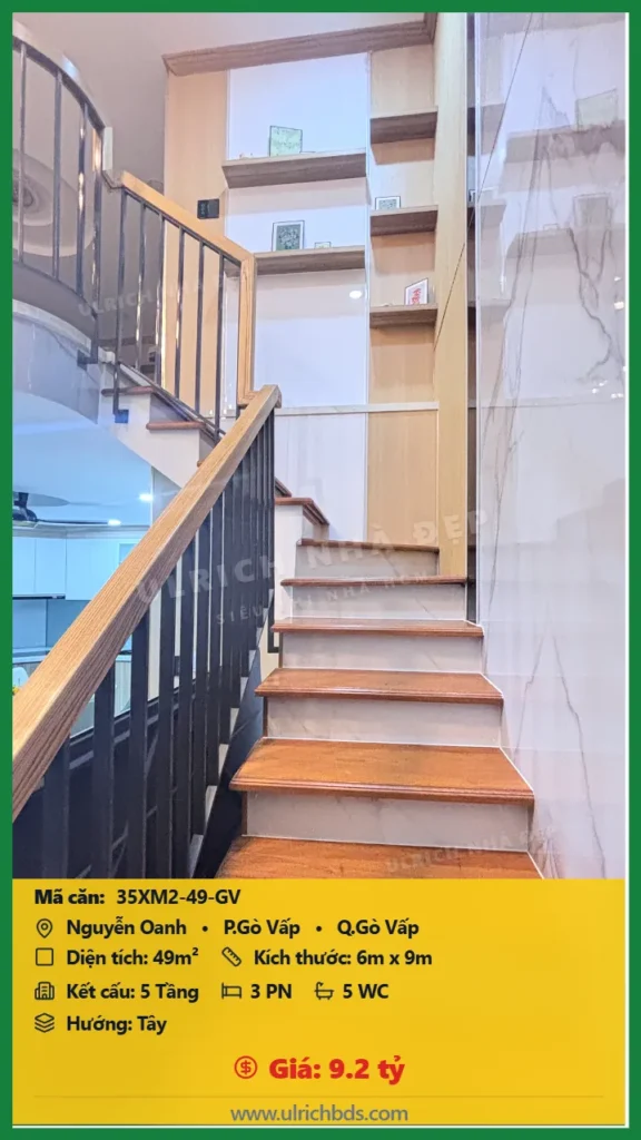 Nhà xây mới 2026 Nguyễn Oanh 6x9m giá 9.2 tỷ - 35XM2-49-GV