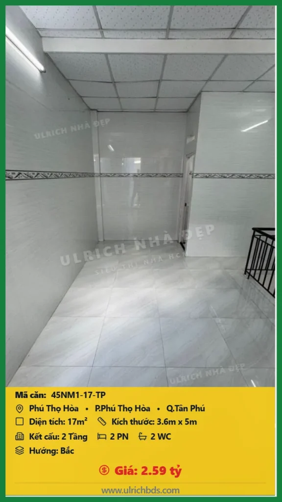 NHÀ NHỎ GỌN PHÚ THỌ HÒA – TÂN PHÚ | SINH LỜI NGAY tại Phú Thọ Hòa  Phú Thọ Hòa Tân Phú