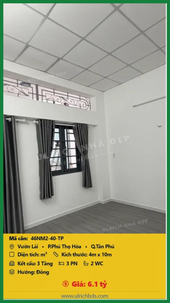 HÀNG NÓNG - HẺM XE HƠI - VƯỜN LÀI PHÚ THỌ HÒA  TÂN PHÚ tại Vườn Lài  Phú Thọ Hòa Tân Phú