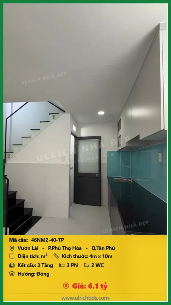 Bán Nhà mới - Ở ngay m2 đường Vườn Lài Tân Phú giá 6.1 tỷ_5