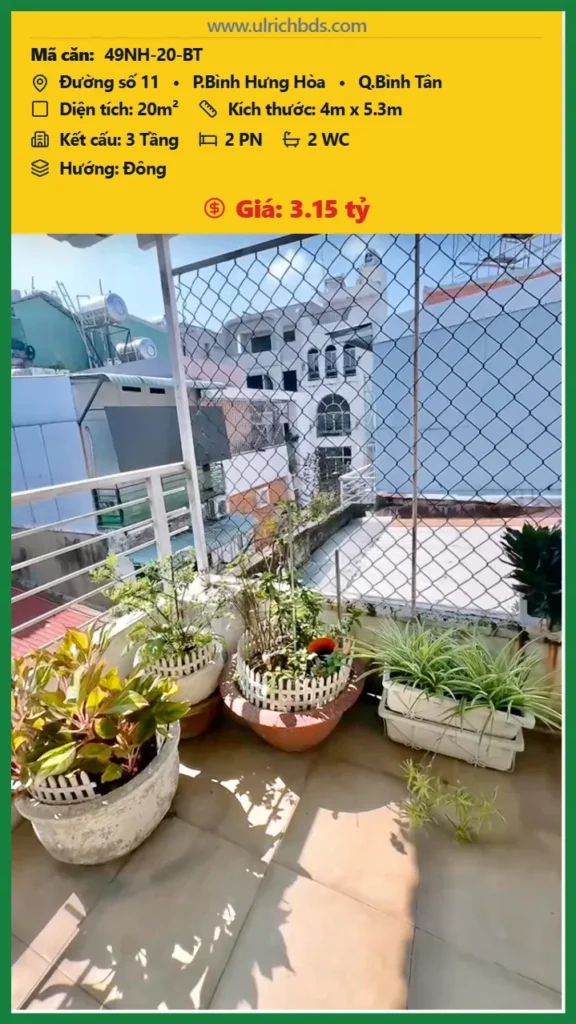 HÀNG THƠM CHỐT LIỀN – HXH 6M GẦN AEON TÂN PHÚ tại Đường số 11 Bình Hưng Hòa Bình Tân (Ảnh số )