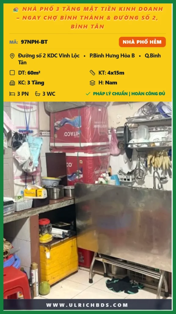 BÌNH TÂN tại Đường số 2 KDC Vĩnh Lộc Bình Hưng Hòa B Bình Tân (Ảnh số )