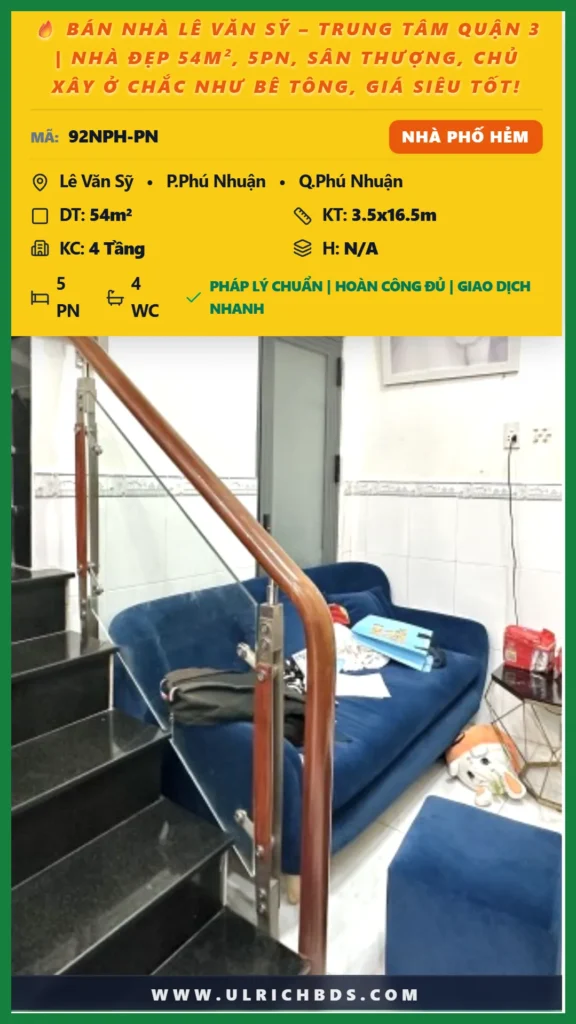 GIÁ SIÊU TỐT! tại Lê Văn Sỹ Phú Nhuận Phú Nhuận (Ảnh số )